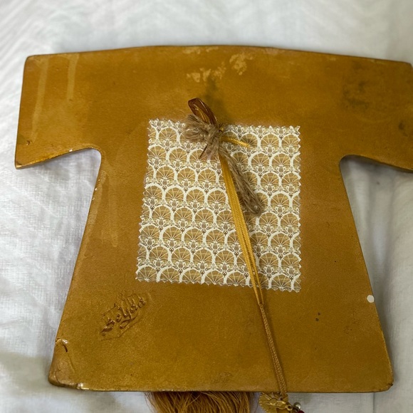 Ceramic Talisman shirt in mustard and gold - Picture 10 of 10
